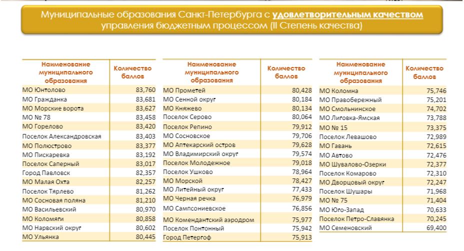 Муниципальное образование спб